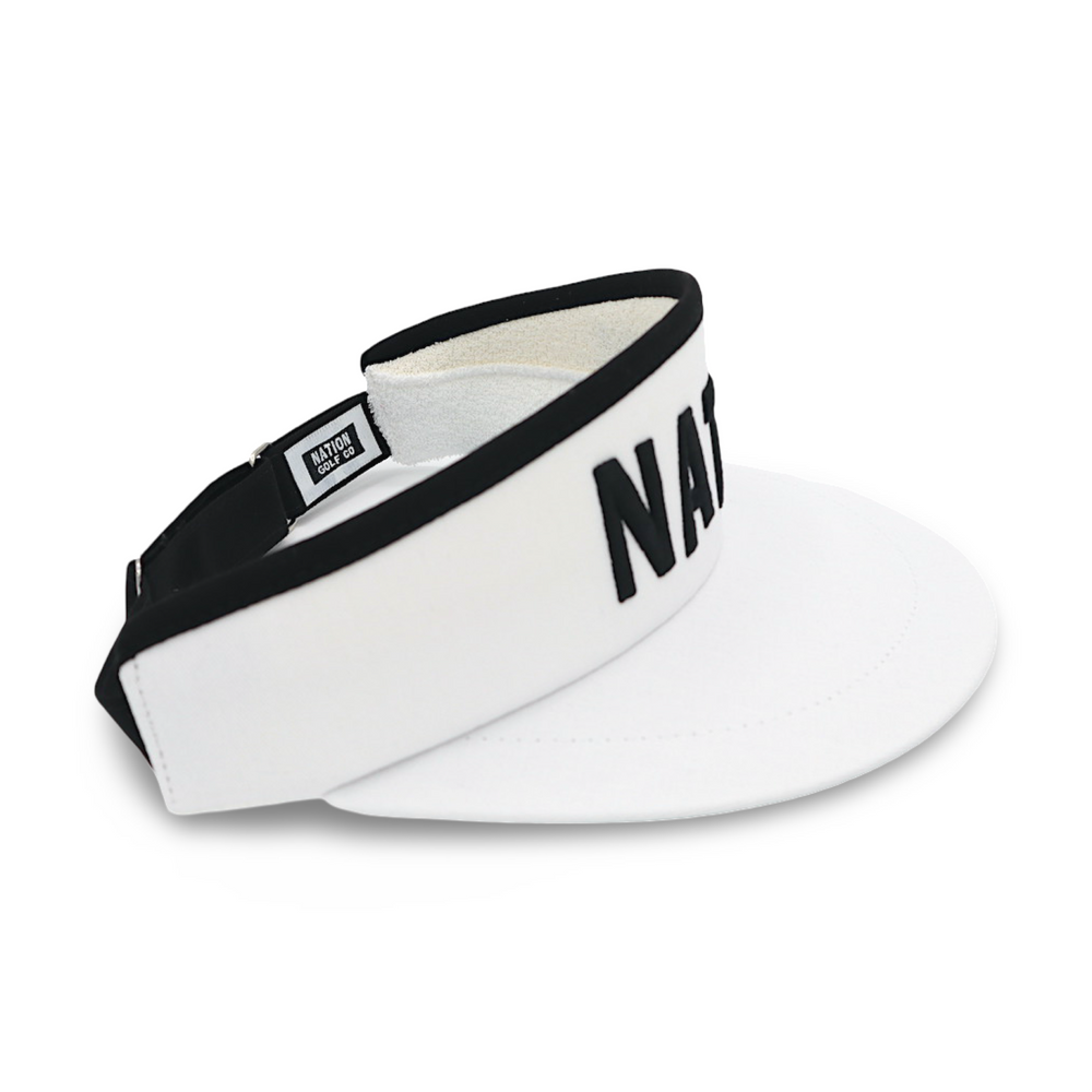 3D White Staff Tour Visor