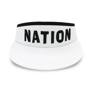 3D White Staff Tour Visor