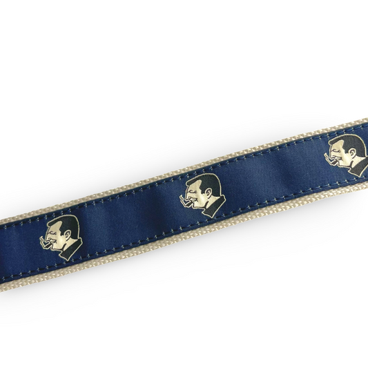 The Gator Ribbon Belt (navy)