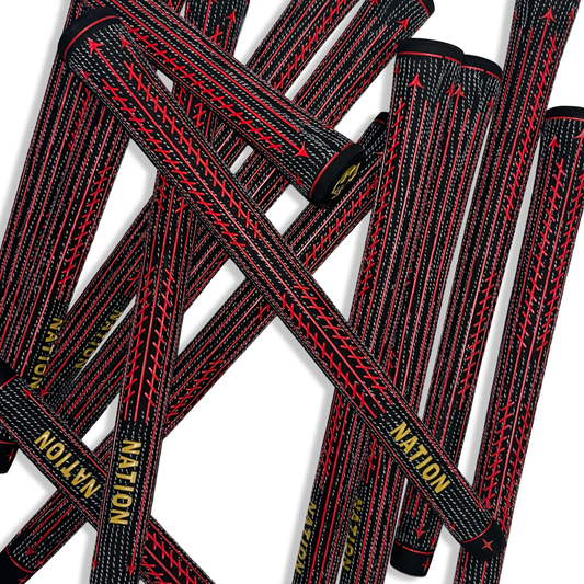 13 Grip Player Pack-Perfecto Cord-Tac RED